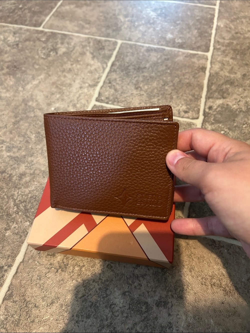 Brown Leather Card & Key Holder Wallet for Men